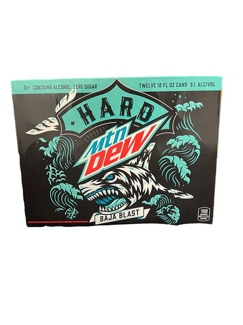 Mtn Dew Baja Blast Zero Sugar 12 Pack Cans