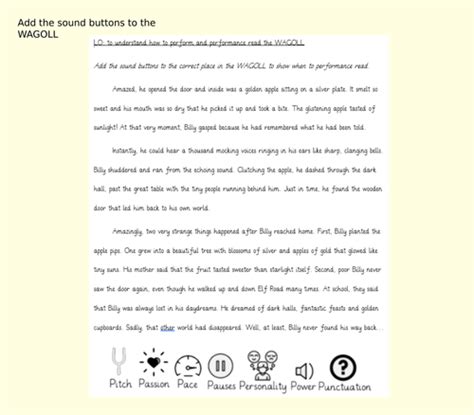 ‘elf Road Portal Story Talk For Writing Style English Unit 4