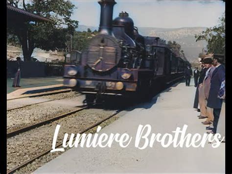 Early Cinema Lumi Re Brothers L Arriv E D Un Train En Gare De La