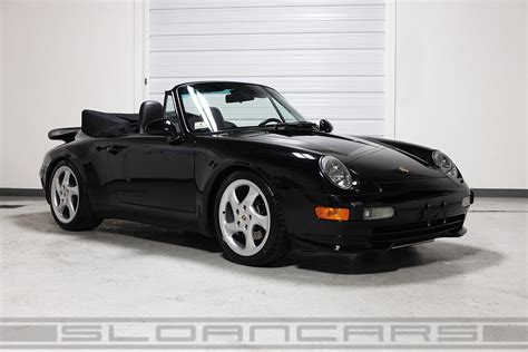 1998 Porsche 993 Cabriolet Black 25864 Miles Sloan Cars