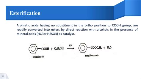 Aromatic Carboxylic Acid Preparation And Reaction PPT