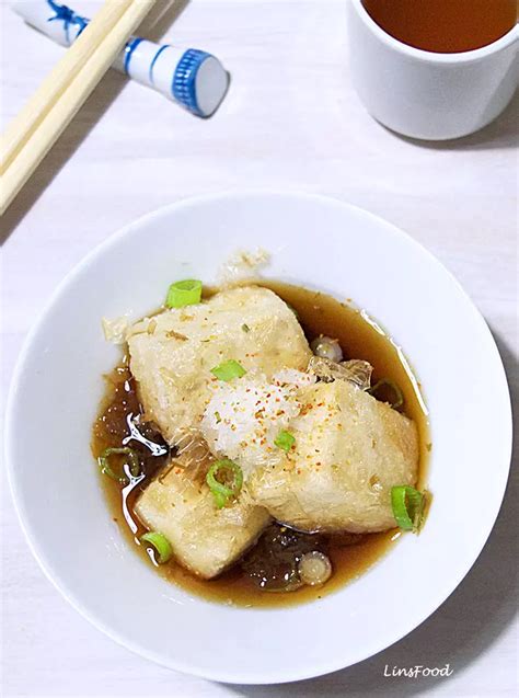 Agedashi Tofu Japanese Fried Tofu In Savoury Dashi Sauce