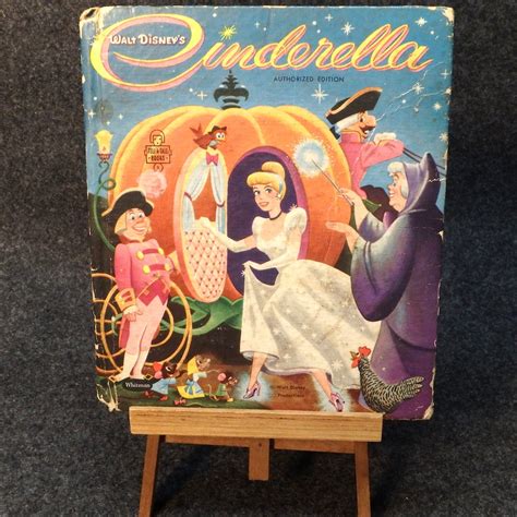 Walt Disney's Cinderella 1950's Story Book Whitman Publishing - Etsy