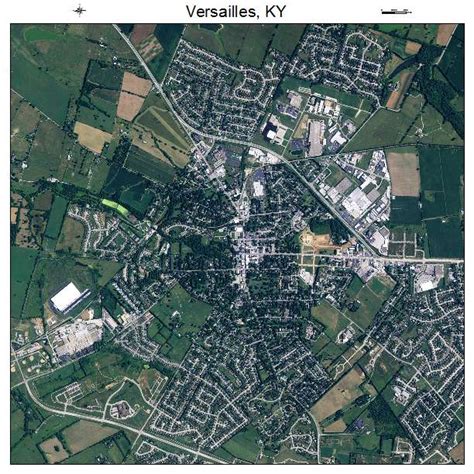 Aerial Photography Map Of Versailles Ky Kentucky