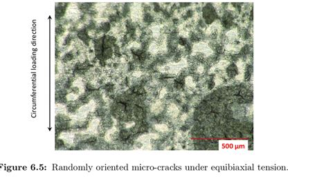 Randomly Oriented Micro Cracks Under Equibiaxial Tension Axial Loading