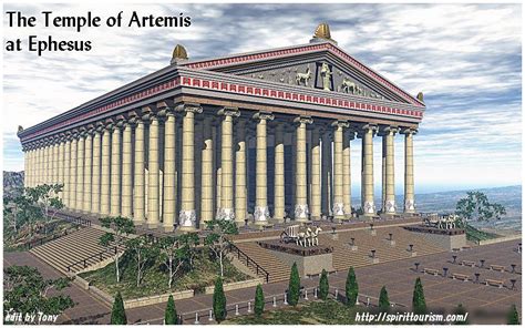 Illuatration The Temple Of Artemis Epheusus In Modern Turkey One Of