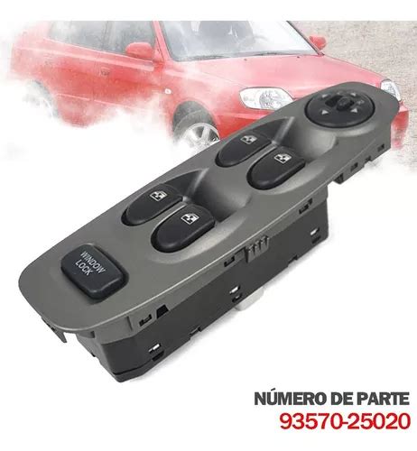 Control Maestro Vidrios Para Hyundai Accent Mk Ii Cuotas