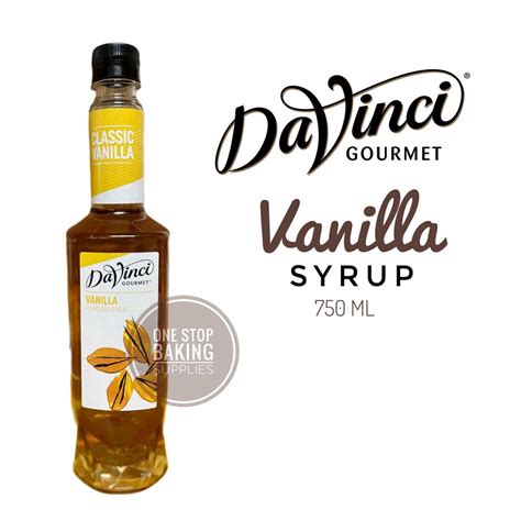 Da Vinci Gourmet Vanilla Syrup 750 ML Shopee Philippines