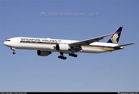 9V SWL Singapore Airlines Boeing 777 312ER Photo By Peter James Cook