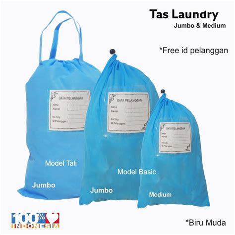 Jual Laundry Bag Tas Laundry Jumbo Bahan Non Wooven Kuat Dan Ramah