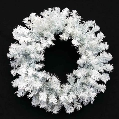 White Christmas Wreath - 45cm - Christmas Elves