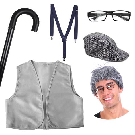 Old Man Grandpa Costume Kit (Children/Adult) – The Party Inventory