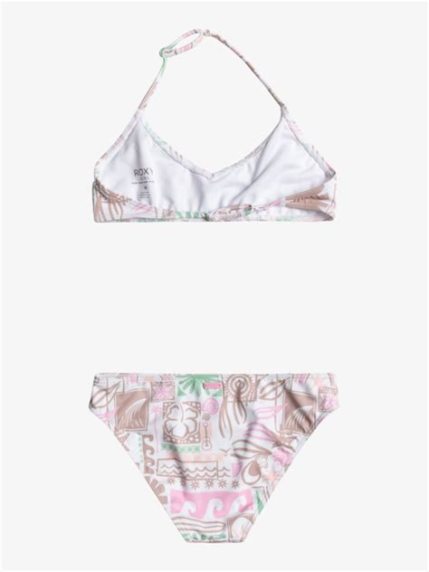 Totally Iconic Conjunto De Bikini Triangular Para Ni As Roxy