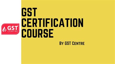 Ppt Gst Certification Course Powerpoint Presentation Free Download Id7526694