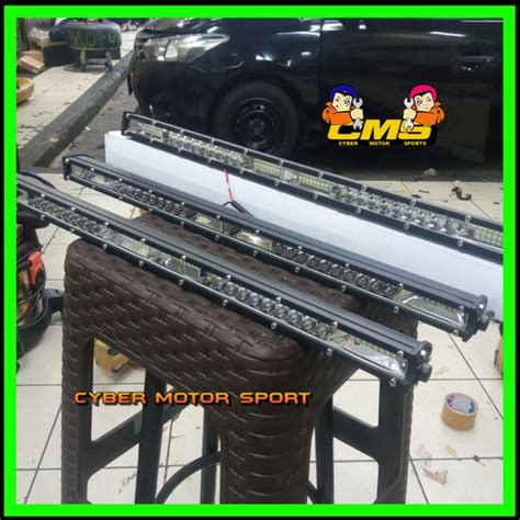 Jual Led Bar Slim Lampu Tembak Tipis Lampu Sorot Bumper Roof Jeep