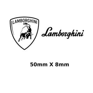 Lamborghini Aluminum Car Decal Badge Sticker Auto Emblem M Etsy