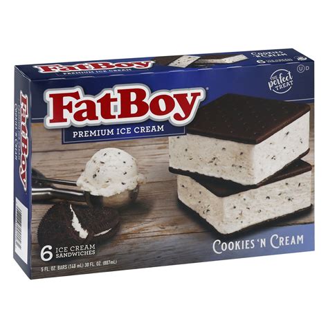 Fatboy Ice Cream Sandwiches Cookies N Cream Main