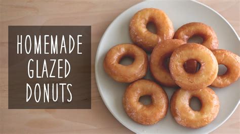 Homemade Glazed Donuts Youtube