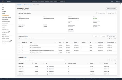 AWS Purchase Order Management Amazon Web Services