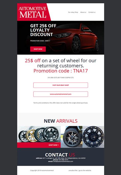 Automotive's Mailchimp Newsletter Design