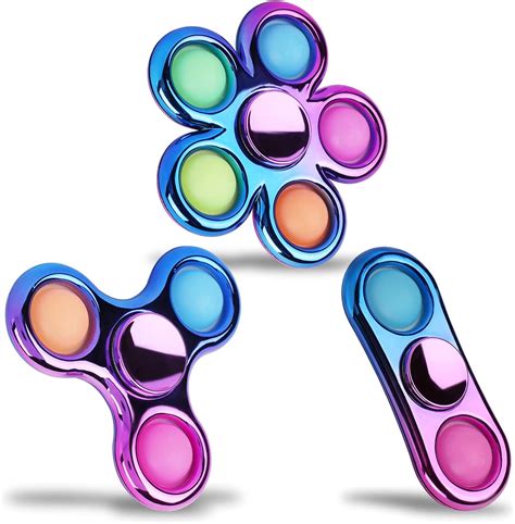 Mini Fidget Spinners Fidget Toy Sensory Stress Toy Tiny Hand Spi ...