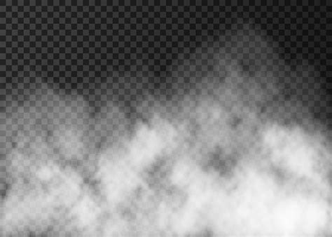 White Smoke Texture Isolated On Transparent Background Stock Illustration - Download Image Now ...