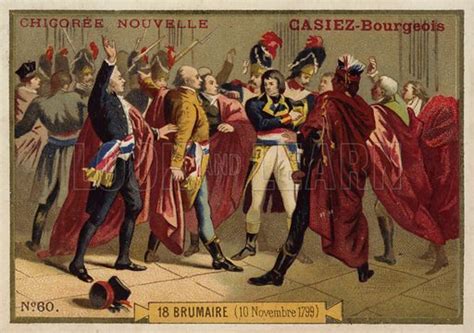 Coup of 18 Brumaire, French Revolution, 10 November 1799 stock image ...