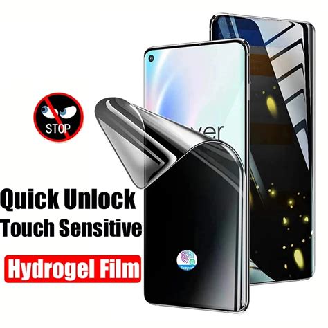 3PCS Privacy Hydrogel Film For OnePlus 11 12 12R 7T 8 9 10 Pro Screen