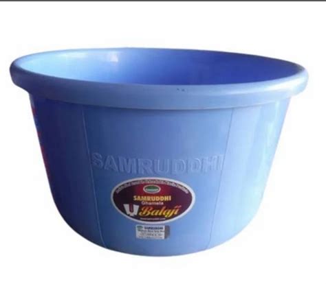 Blue Polypropylene Plastic Tub Balaji Capacity L At Rs Piece