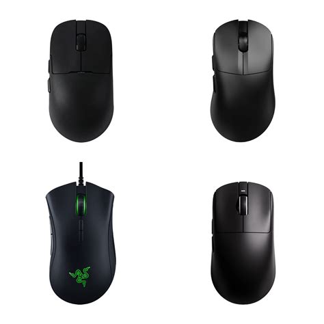 AJAZZ AJ159P vs AJAZZ AJ179 V2 Max vs Razer DeathAdder Essential vs VXE