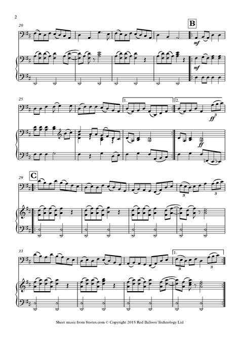 Cotton Eyed Joe Sheet Music For Cello Notes