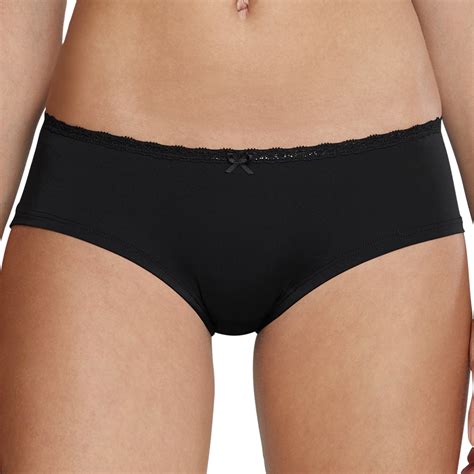 Schiesser Pure Micro Bikini Hipster Schwarz Gr Dessous Insel