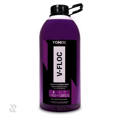 V Floc Shampoo Lava Auto Super Concentrado Vonixx 3 Litros