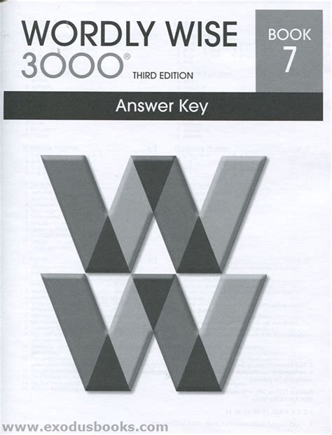 Wordly Wise 3000 Book 7 Lesson 12 Answer Key Your Ultimate Guide