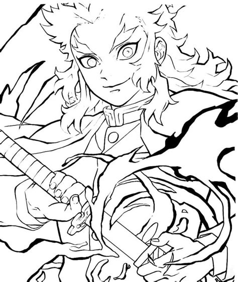 Demon Slayer Dibujo Para Colorear Coloring Pages The Best Porn Website