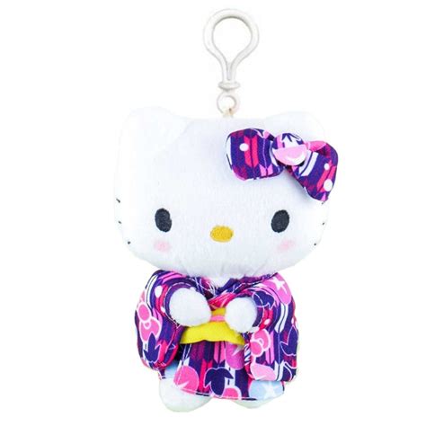 Buy Hello Kitty Kimono Plush Clip On Morning Glory Yukata Sanrio Japan