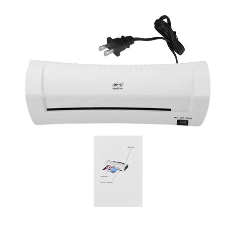 OSMILE SL Laminator Machine Hot And Cold Laminating Machine Two Rollers A Size For Document