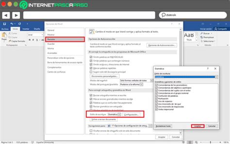 Opciones de Corrección en Word Guía Paso a Paso 2025
