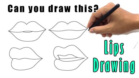 How To Draw Lips Easy Step By Step