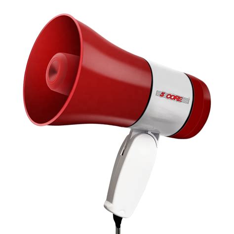 Core Megaphone Handheld Bullhorn Cheer Loudspeaker Bull Horn Speaker