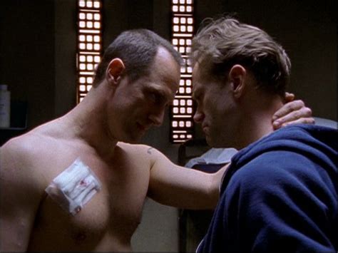 Oz Beecher And Keller S4 E4 Downstairs Pod Luke Perry Emerald