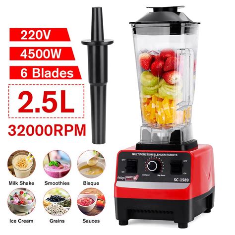 Buy 4500W Heavy Duty Commercial Grade Timer Blender Professional Mixer