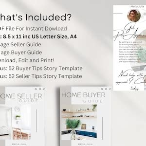 Home Buyer And Seller Guide Bundle Real Estate Marketing Etsy