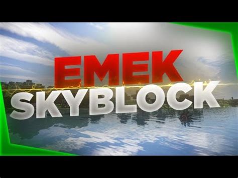 Minecraft Emek Skyblock Sunucusu En İyi Serverler MineRoyel Sunucu