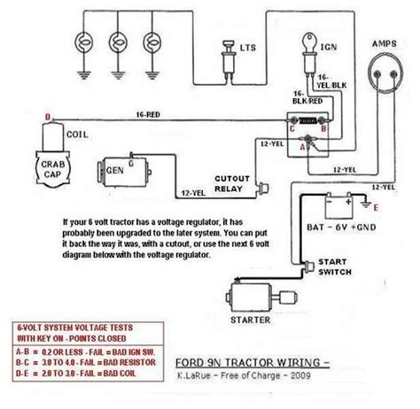 9n Ford Tractor Wiring Diagram 6 Volt