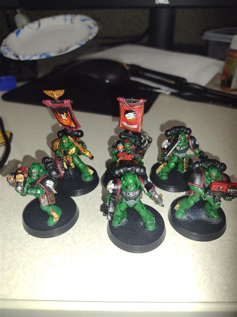 Tactical team with Bannermen : r/Salamanders40k