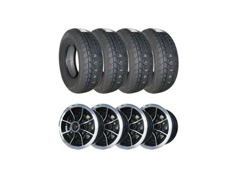 Classic Mini Set Of 4 Dunlop 5x10 Wheels And Falken