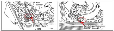 Where Is The Camshaft Position Sensor Located On A 2004 Nissan 350z And How Hard Is It To