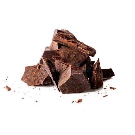 Dark Chocolate Pieces Stock Image Image Of Cocoa Block 31141723