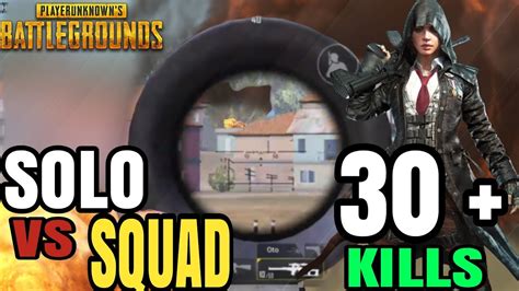 Solo Vs Squad Pubg Mobile Indonesia Youtube